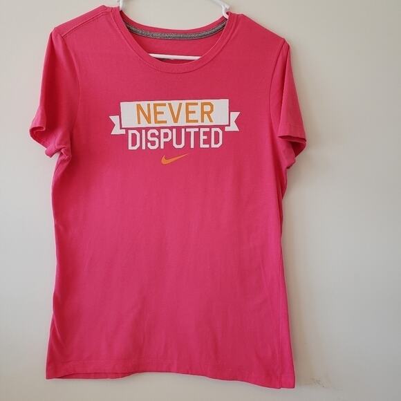 Nike Never Disputed Short Sleeve Tee Slim Fit Large - Picture 1 of 5